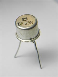 Transistor de alta frequência BF258 para 250V