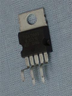 Circuitos integrados amplificadores de potência - Integrado TDA2003/TDA2002