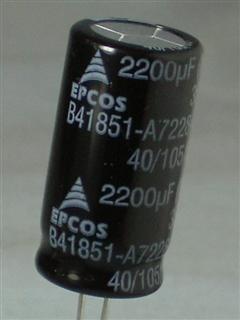 Capacitores Eletrolíticos - Capacitor Eletrolítico 2200uf 35V Epcos