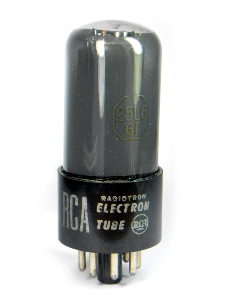 Valvulas Pentodos de potência para áudio - Válvula 25L6GT RCA