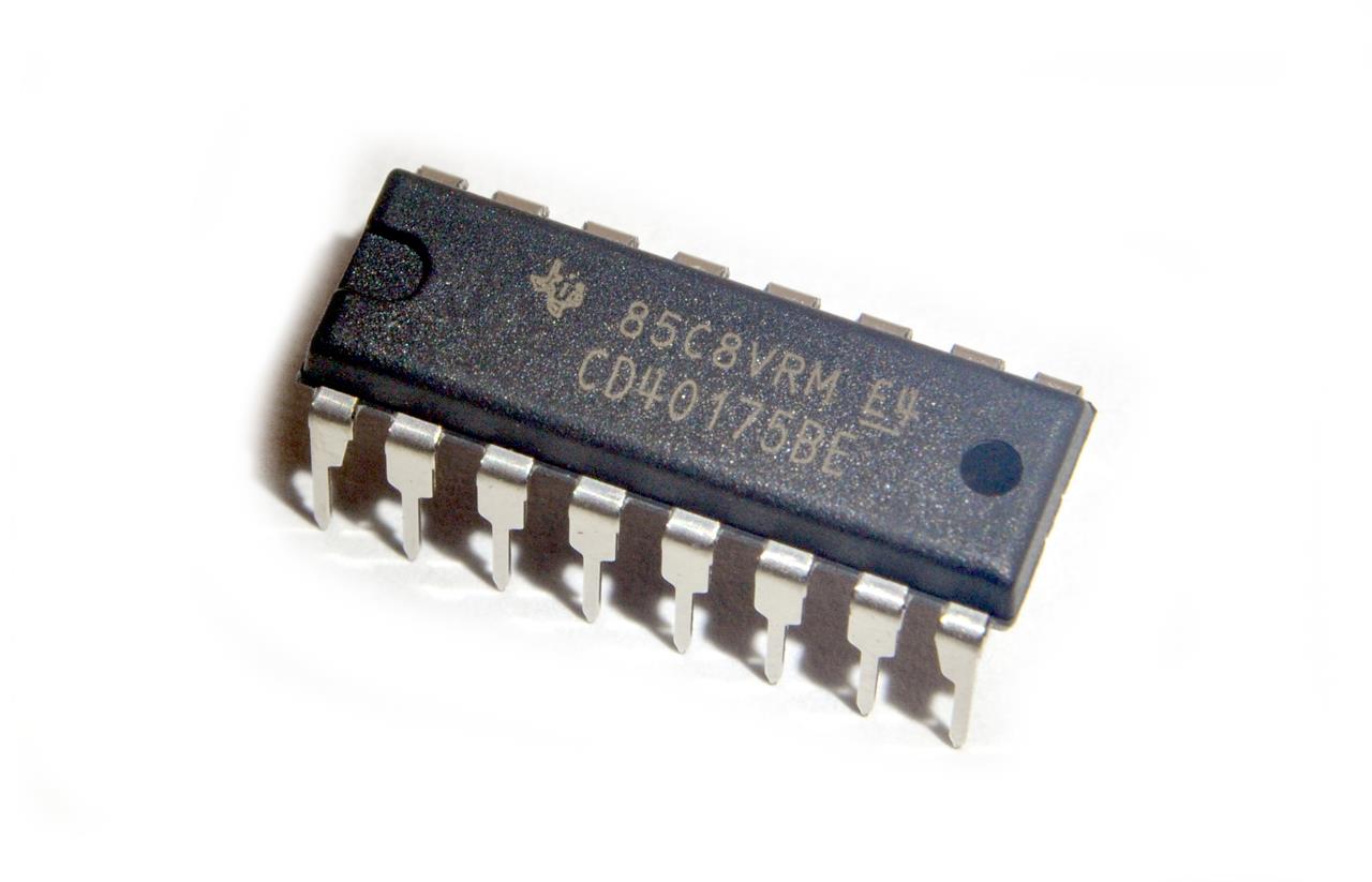 Circuitos integrados de lógica digital - Circuito integrado CD40175BE
