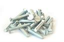 Parafuso fenda simples de cabeça chata 1/8x3/4 galvanizado