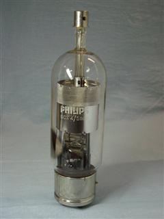 Válvula eletrônica diodo retificador a gás xenônio DCX4/5000 Philips