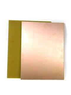 Placa de fibra de vidro face simples 15x20cm
