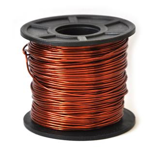 Carretel com 500g de fio de cobre esmaltado número 18AWG