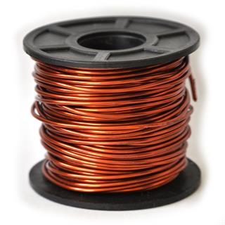 Carretel com 500g de fio de cobre esmaltado número 14AWG