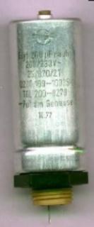 Capacitor Eletrolítico 200uF/230V Polam