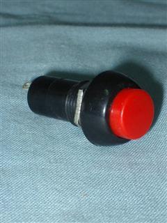 Interruptor de botão vermelho