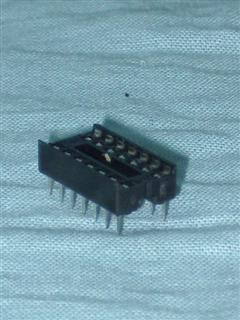 Soquetes para circuitos integrados - Soquete CI 14 pinos