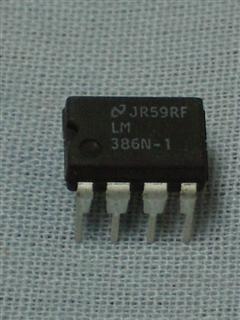 Circuitos integrados amplificadores operacionais - Integrado LM386