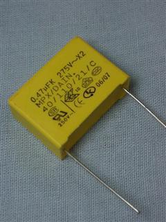 Capaciotores de Polipropileno Metalizado - Capacitor Supressor 470nF 275V