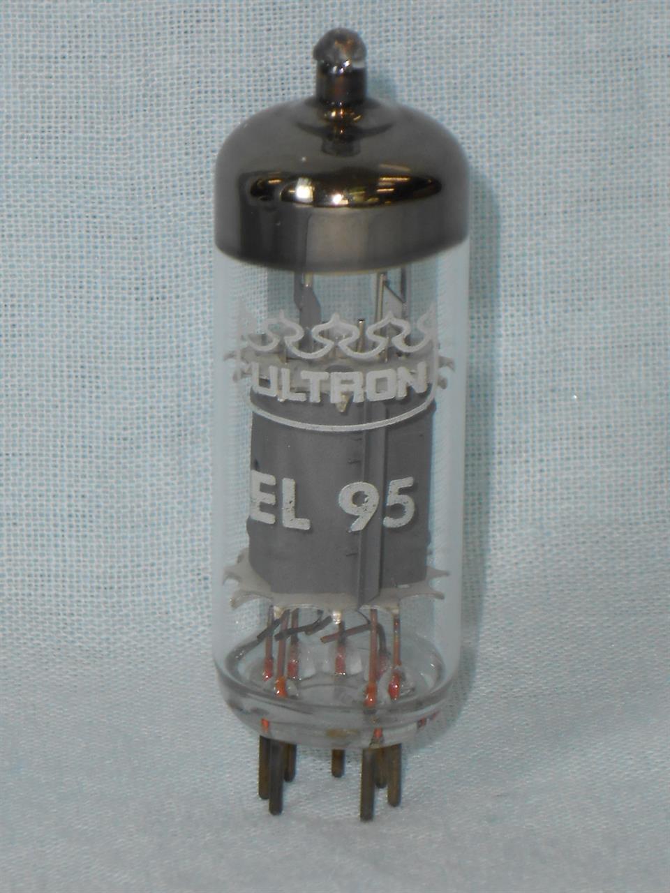 Válvulas pentodo de saída de áudio com base subminiatura de sete pinos - Válvula EL95/6DL5 Ultron