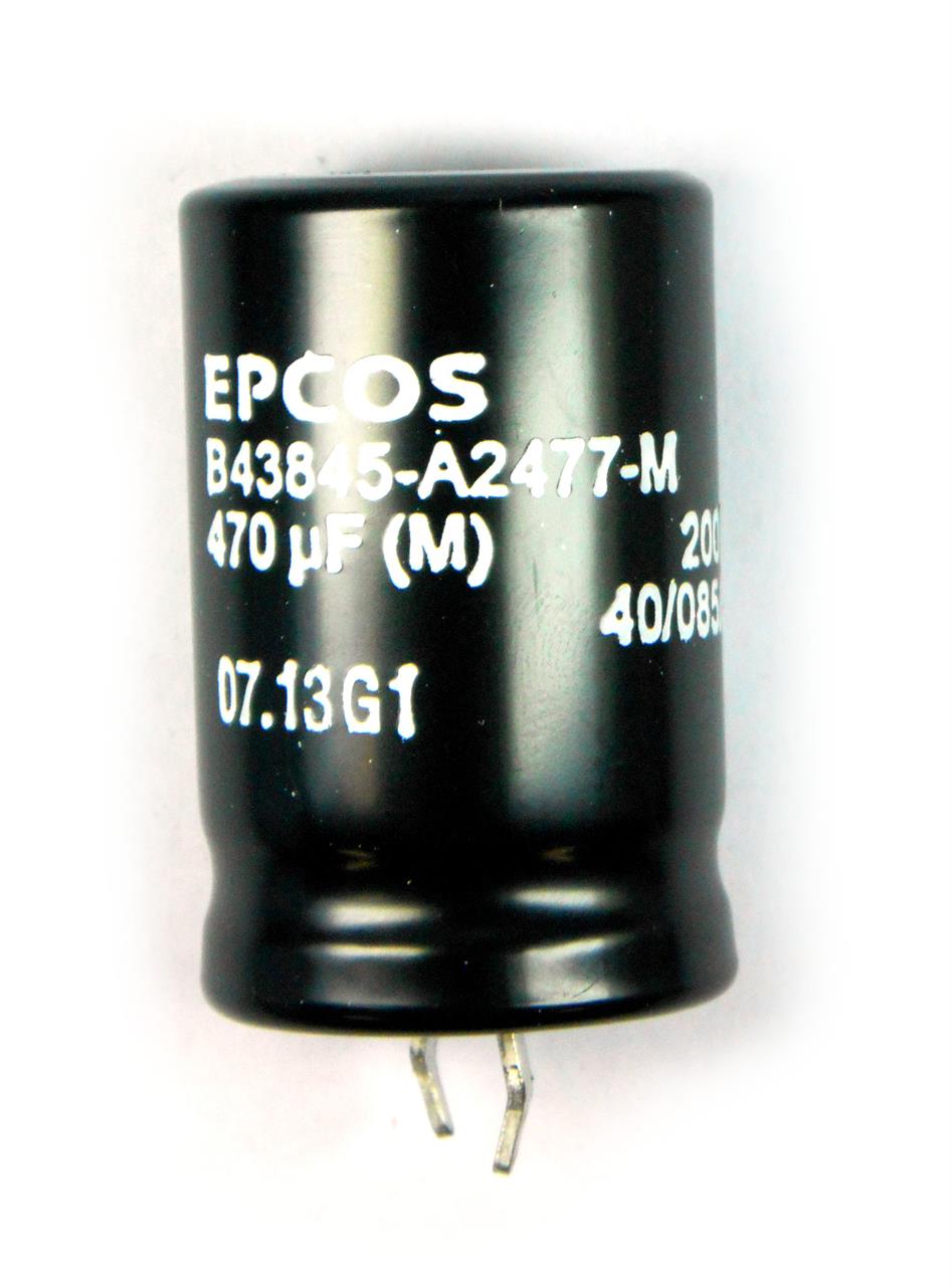 Capacitores Eletrolíticos - Capacitor Eletrolítico 470uF 200V Epcos