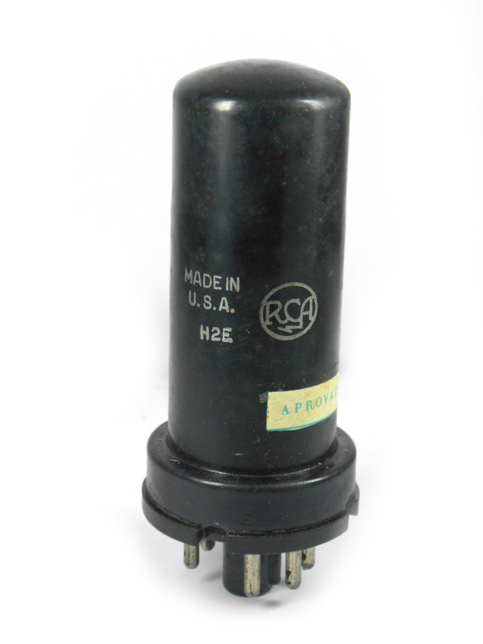 Válvulas pentodo de potência para áudio com base octal - Válvula 12A6 RCA