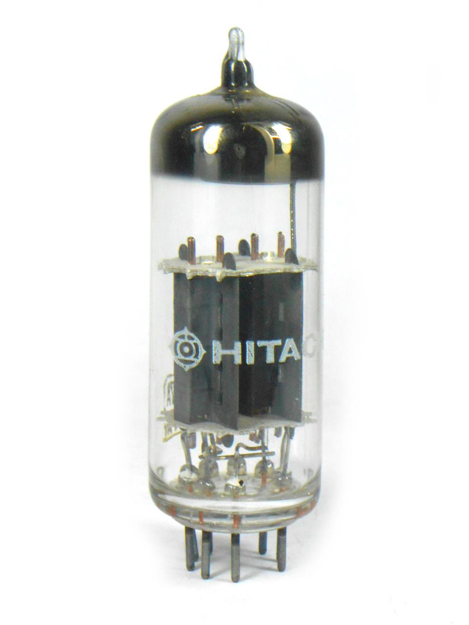 Válvulas eletrônicas triodos duplos 12BH7 - Válvula 12BH7 Hitachi
