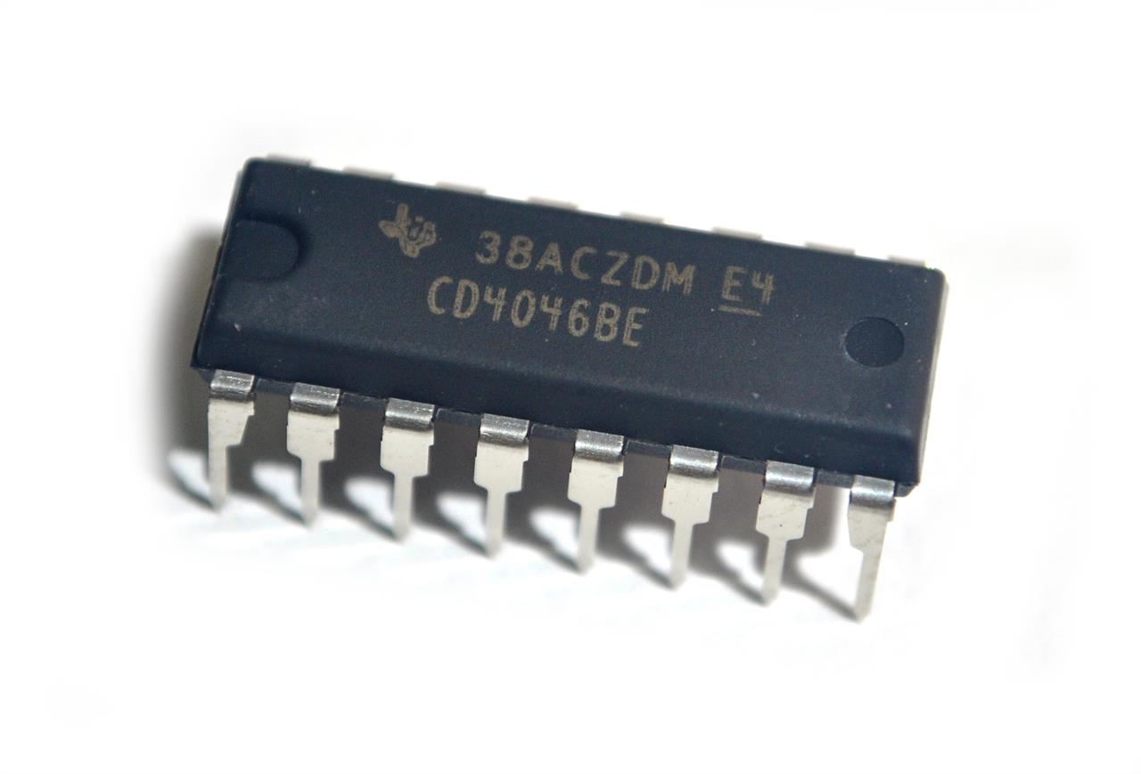 Circuitos integrados temporizadores - Circuito Integrado CD4046BE