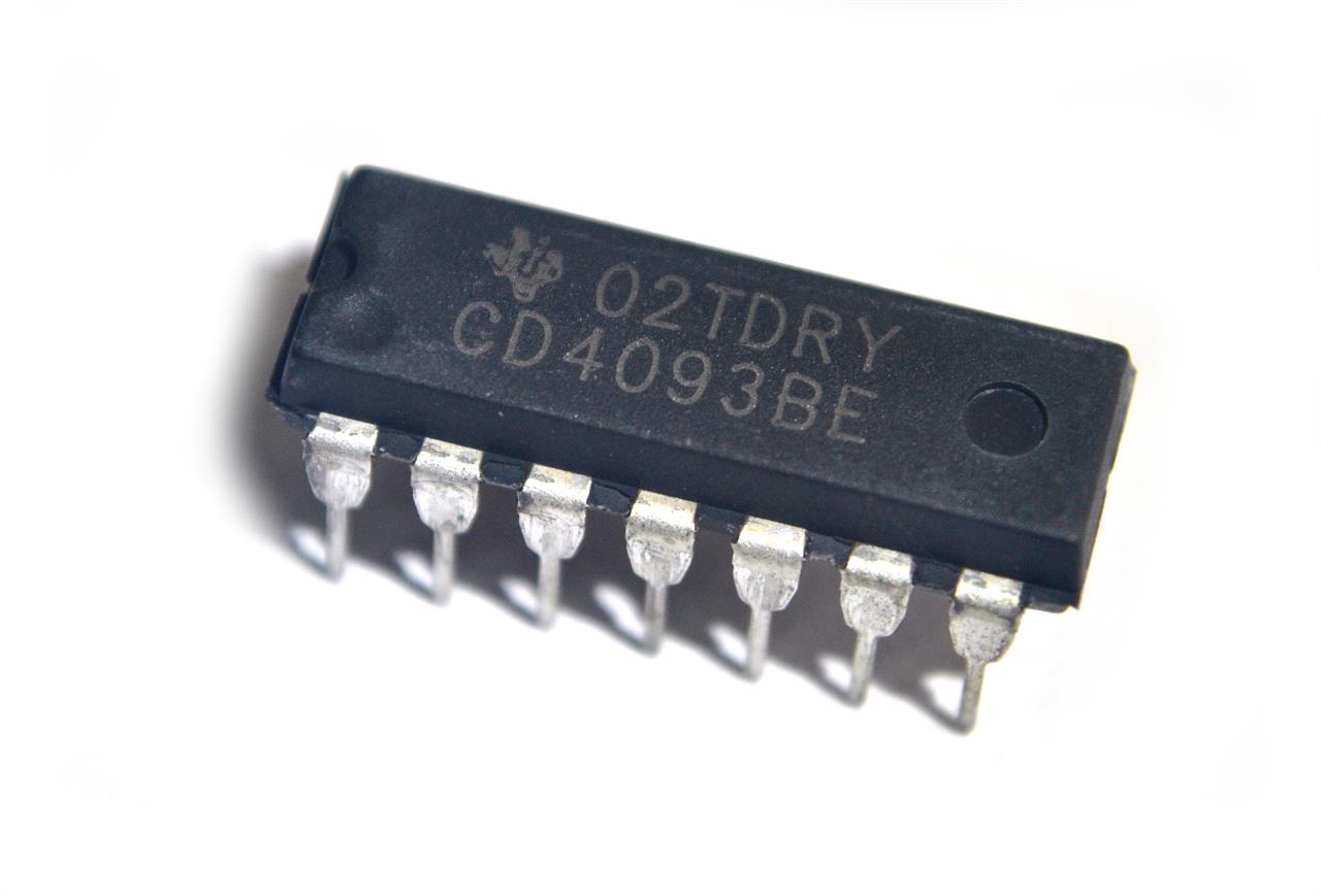 Circuitos integrados com portas NAND - Circuito Integrado CD4093BE