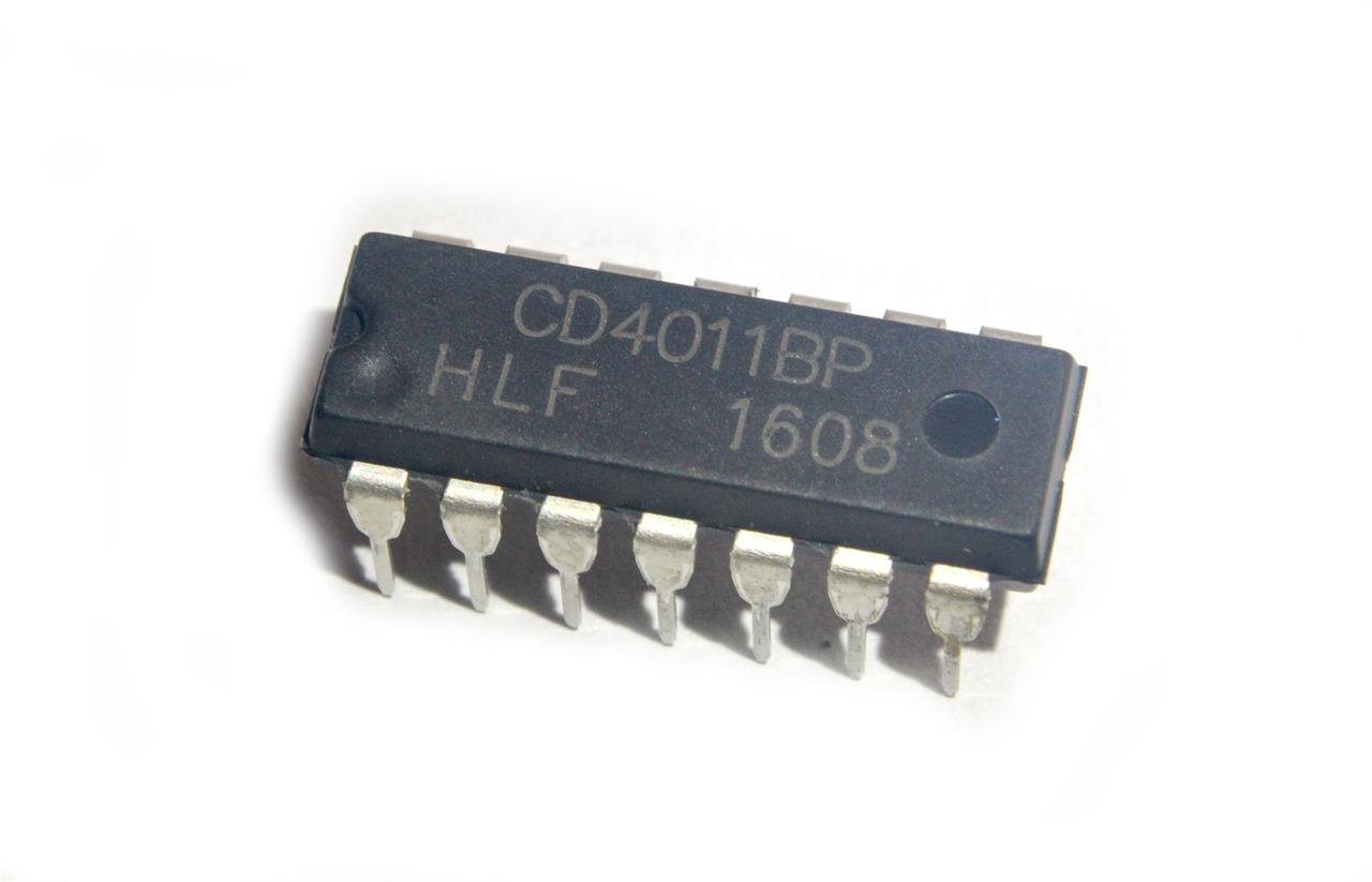 Circuitos integrados com portas NAND - Circuito integrado CD4011BP