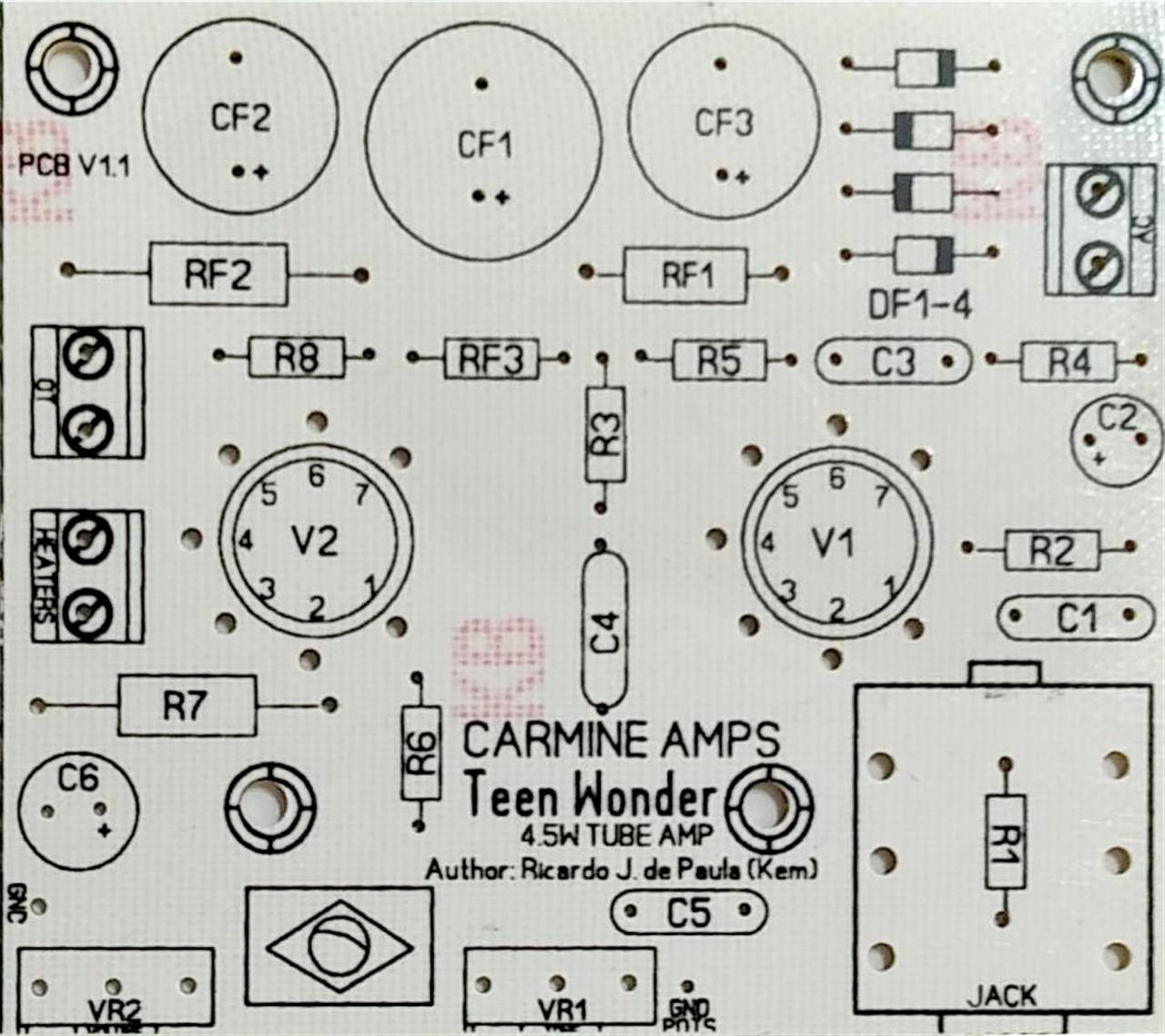 Placa de circuito Teen Wonder