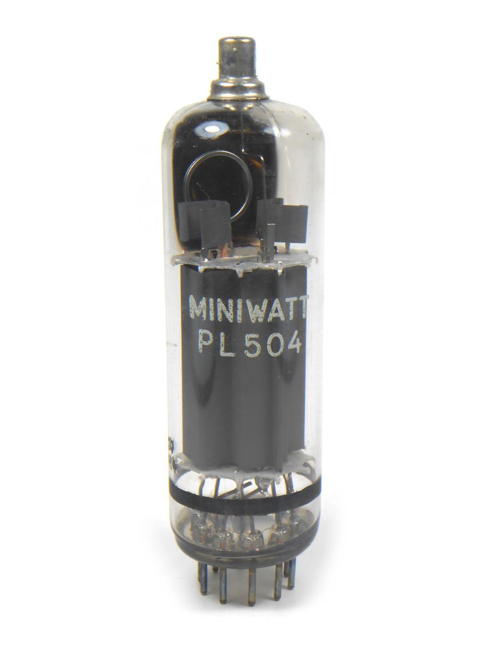 Válvulas petodos para transmissores para soquete magnoval de nove pinos - Válvula PL504 Miniwatt