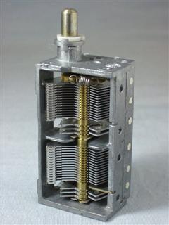 Capacitor variável Mini 2x380pF + 2x20pF