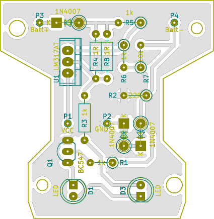 Placa de circuito impresso para o carregador do aspirador de pó Electrolux ERGO4